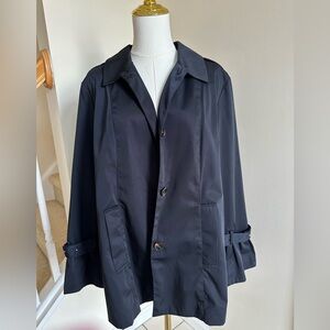 NWT Westport Black Raincoat- XL